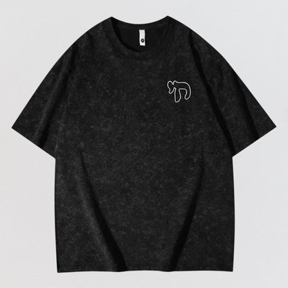 T-shirt marbré unisexe