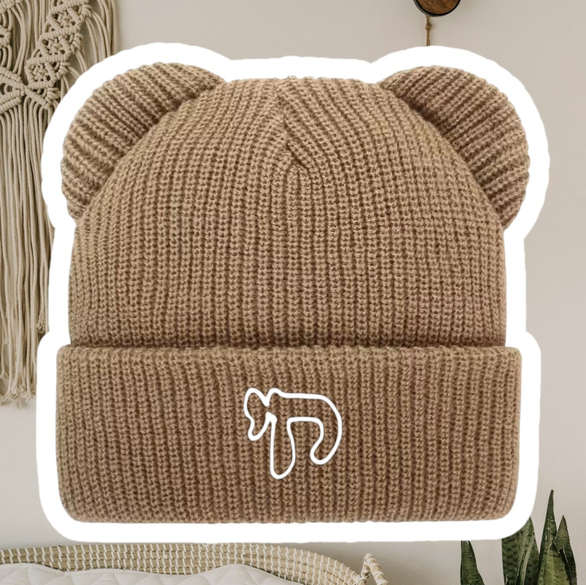 Bonnet à oreilles pour bébé