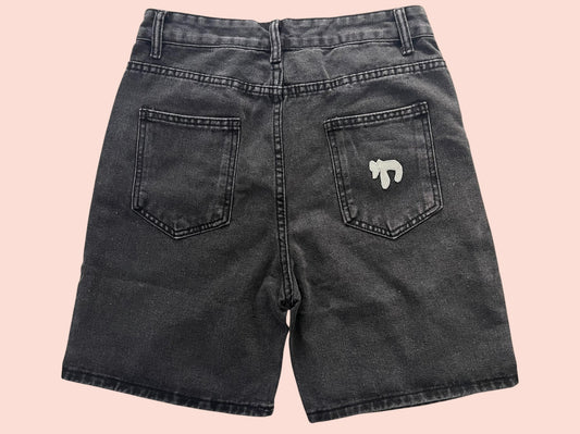 Bermuda jean noir (édition limité)